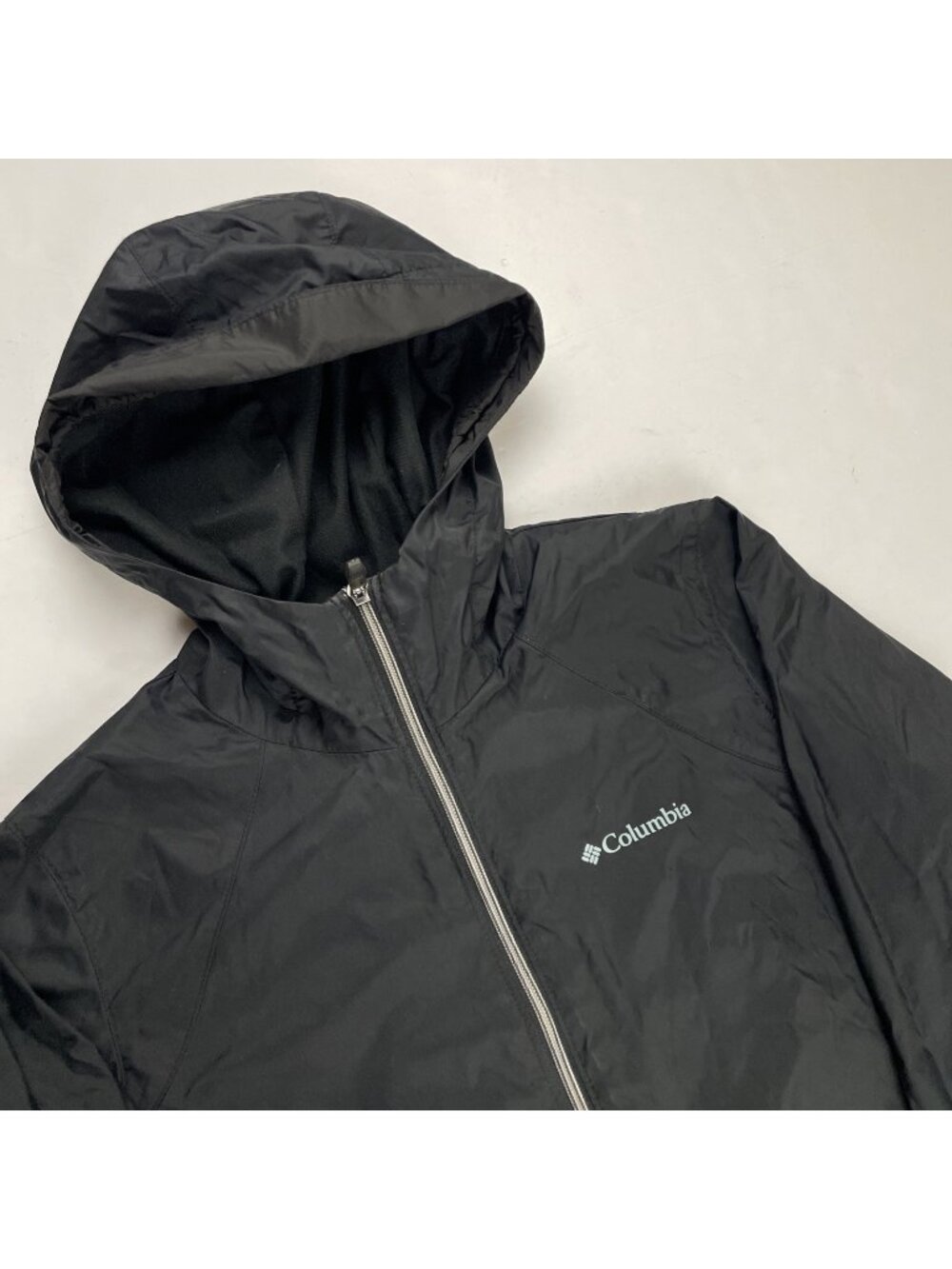 Columbia Switchback II Rain Jacket Women’s S Lined Long Hooded Full Zip